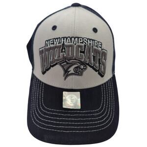 NWT UNH University of New Hampshire Wildcats Wool Blend Adjustable Baseball Cap